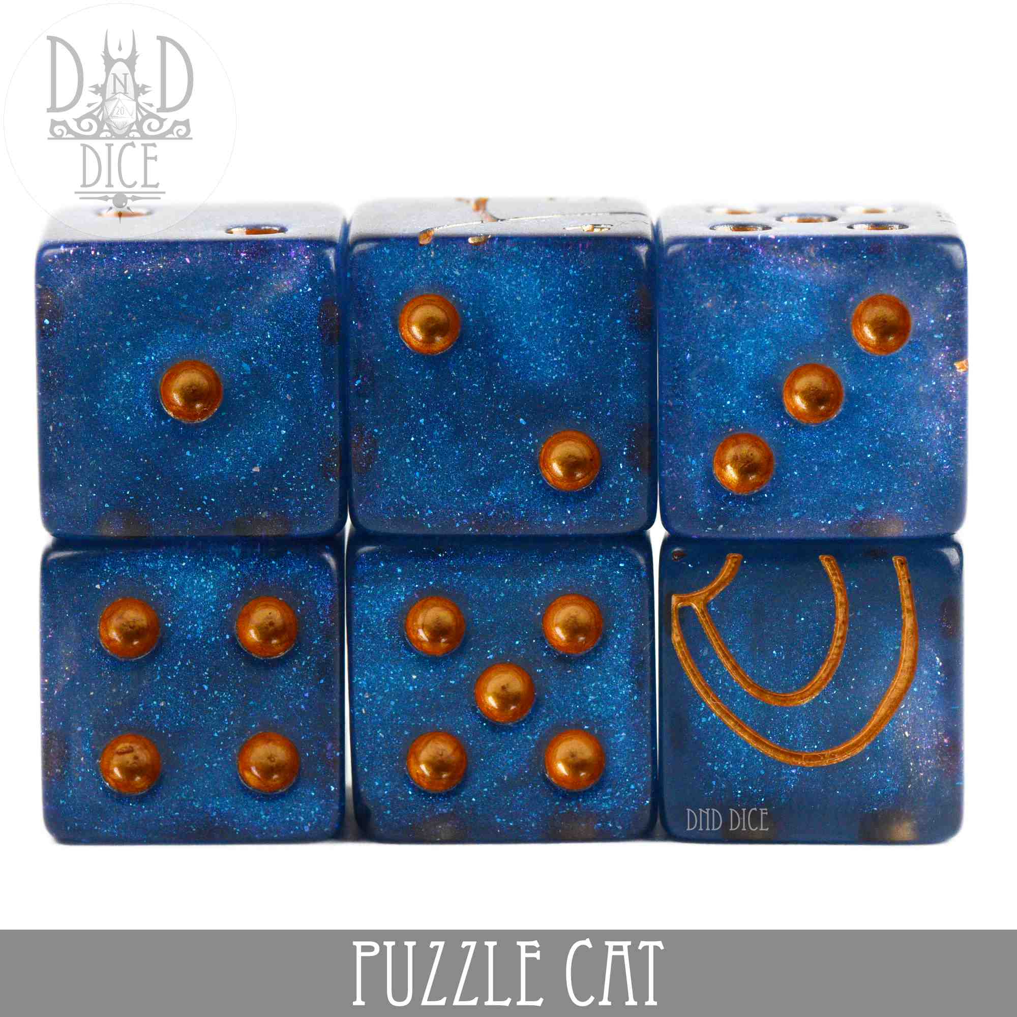 Puzzle Cat 6D6 Dice Set - Image 3