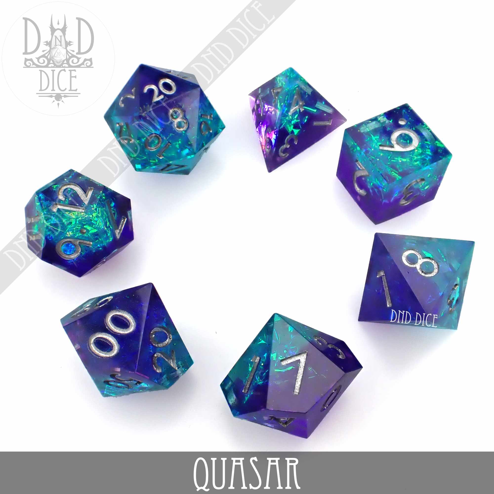Quasar Handmade Dice Set - Image 3