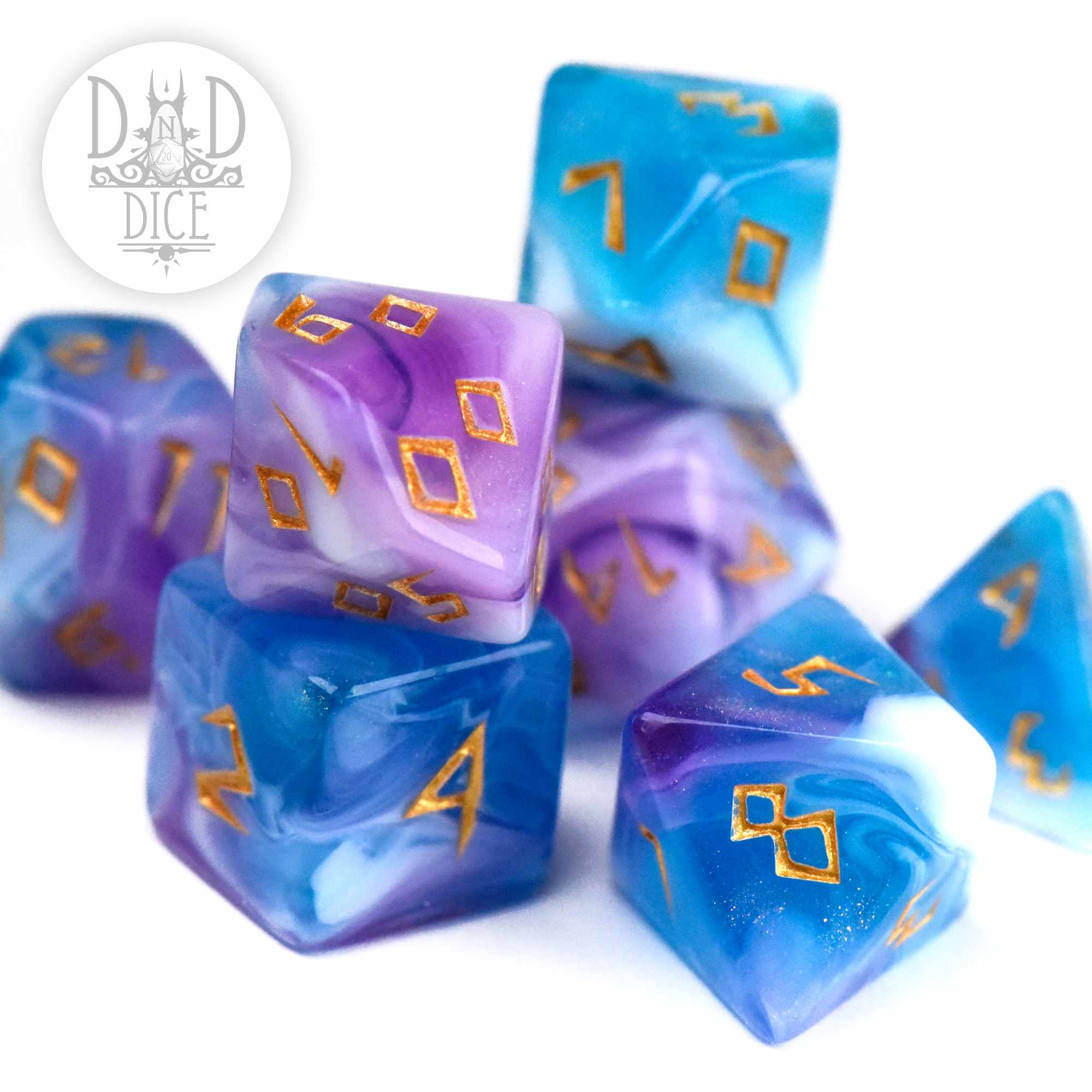 Quizzical Runes Dice Set - Image 2