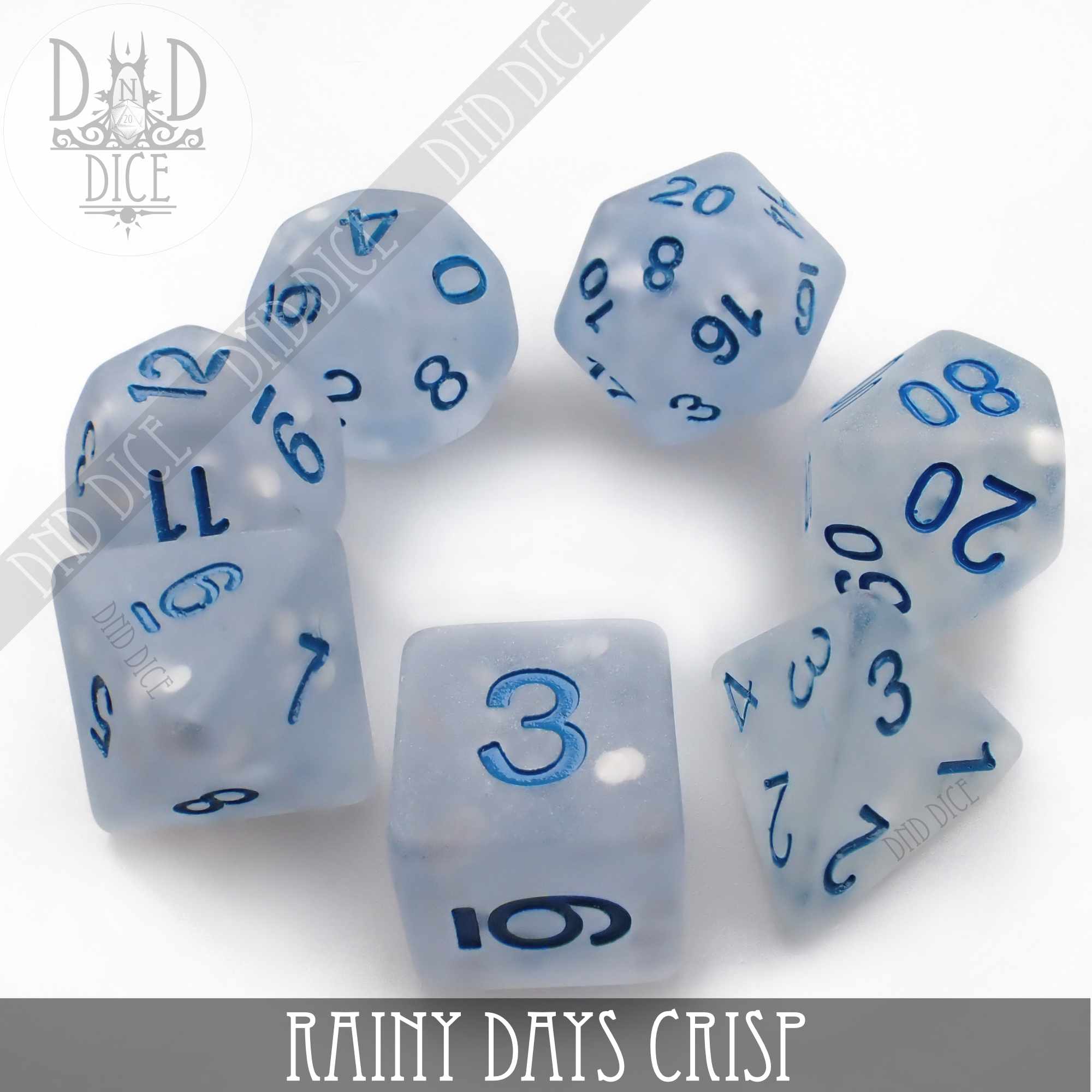 Rainy Days Crisp Dice Set - Image 3