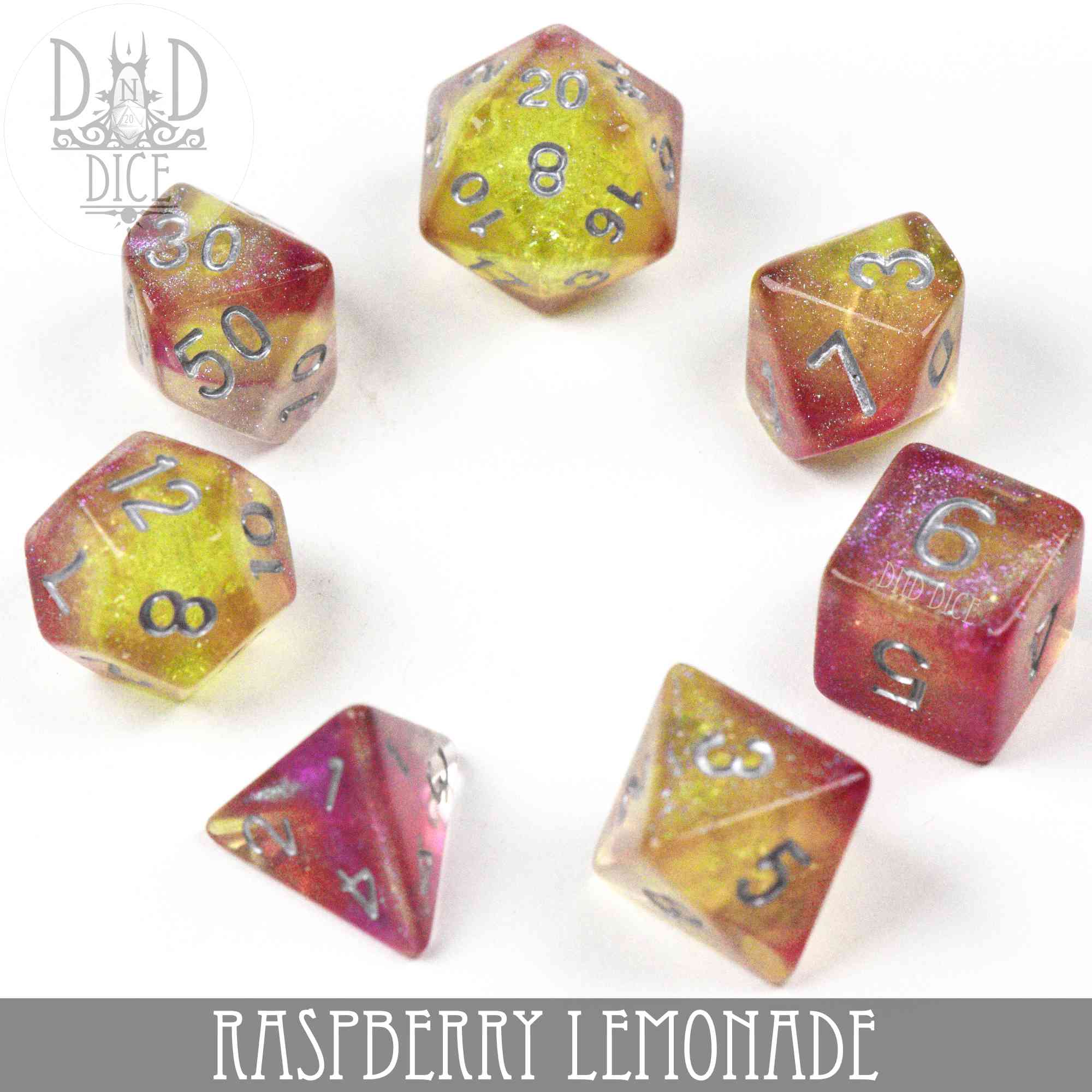 Raspberry Lemonade Dice Set - Image 3
