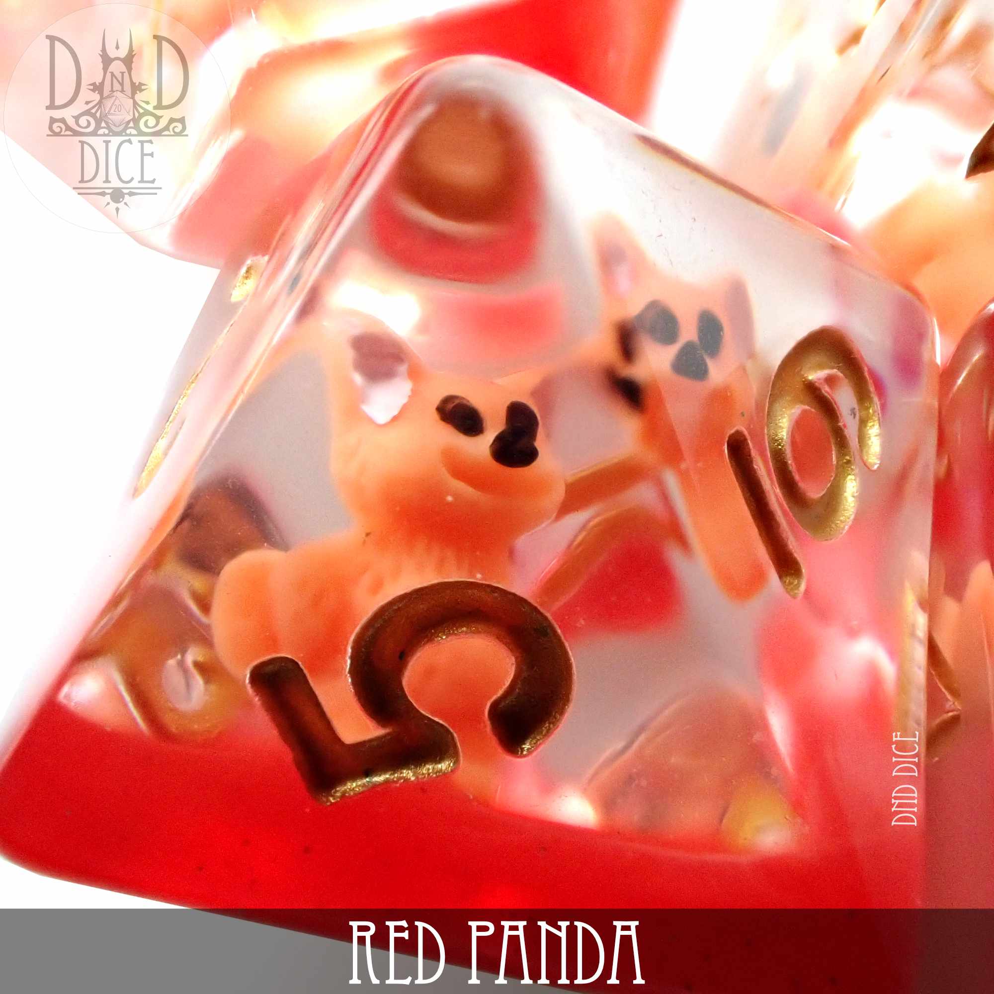 Red Panda Dice Set - Image 4