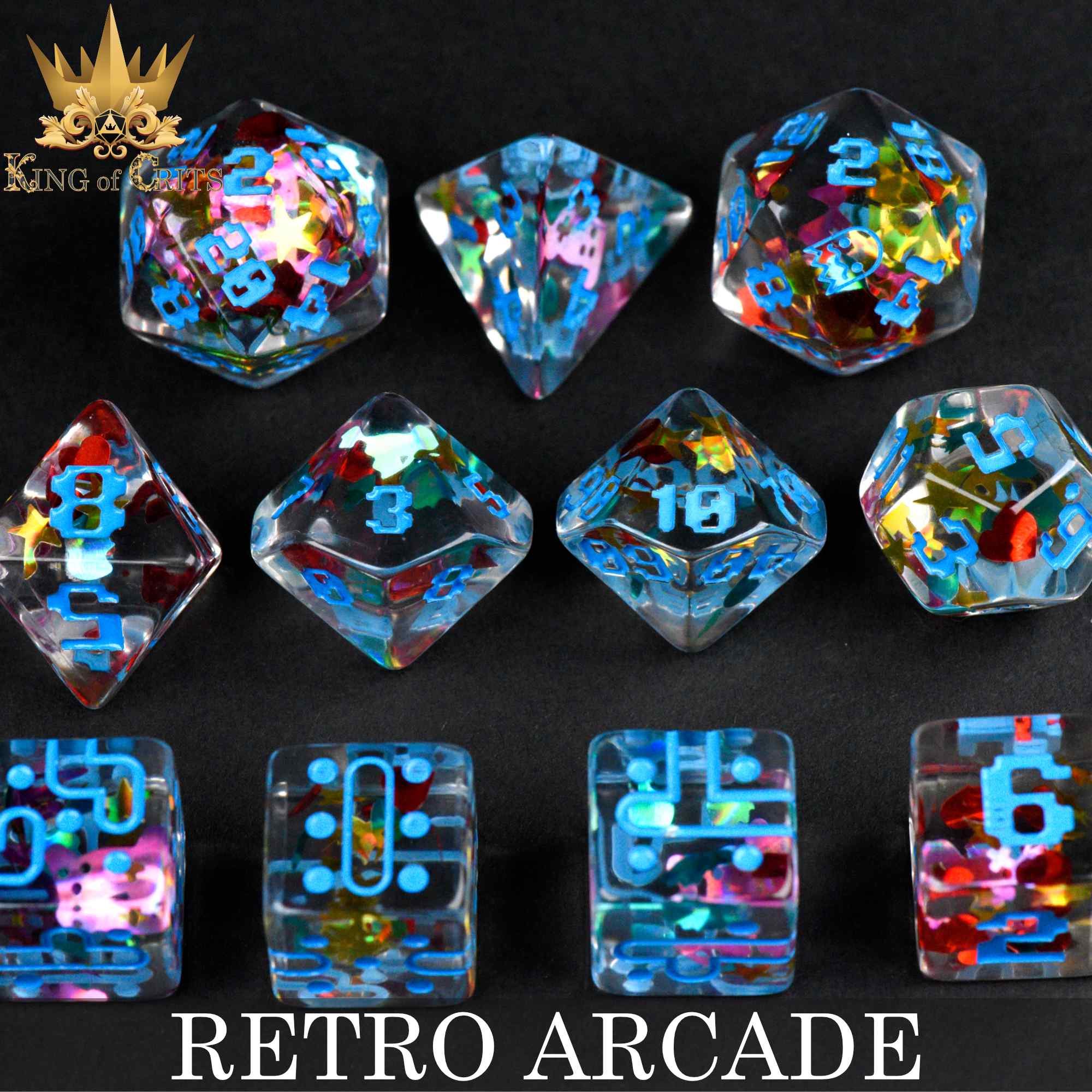 Retro Arcade 11 Dice Set - Image 5