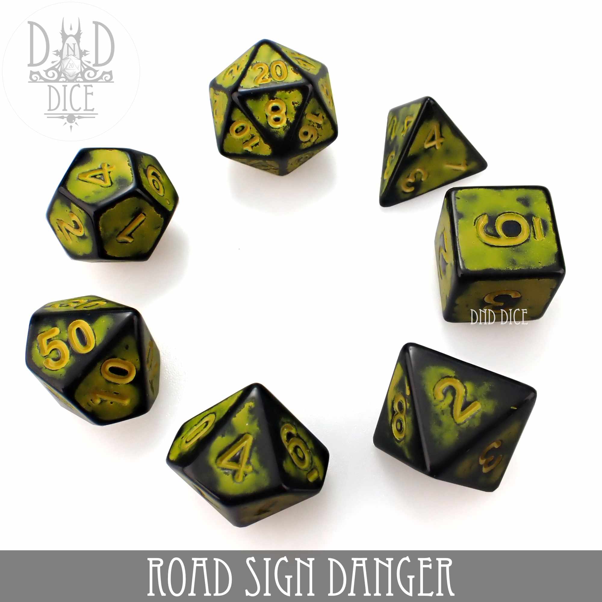 Road Sign Danger Dice Set - Image 2