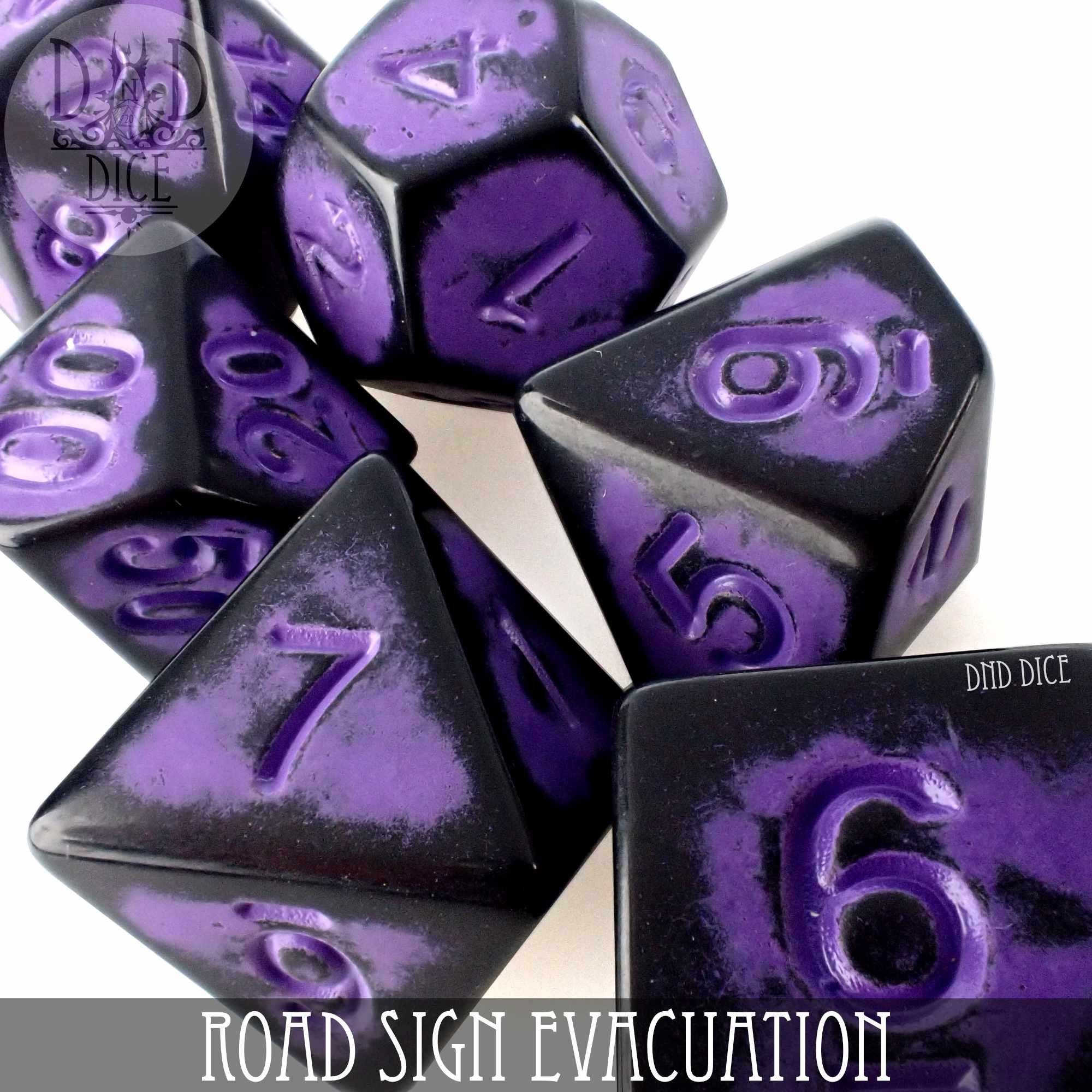 Road Sign Evacuation Dice Set - Image 2