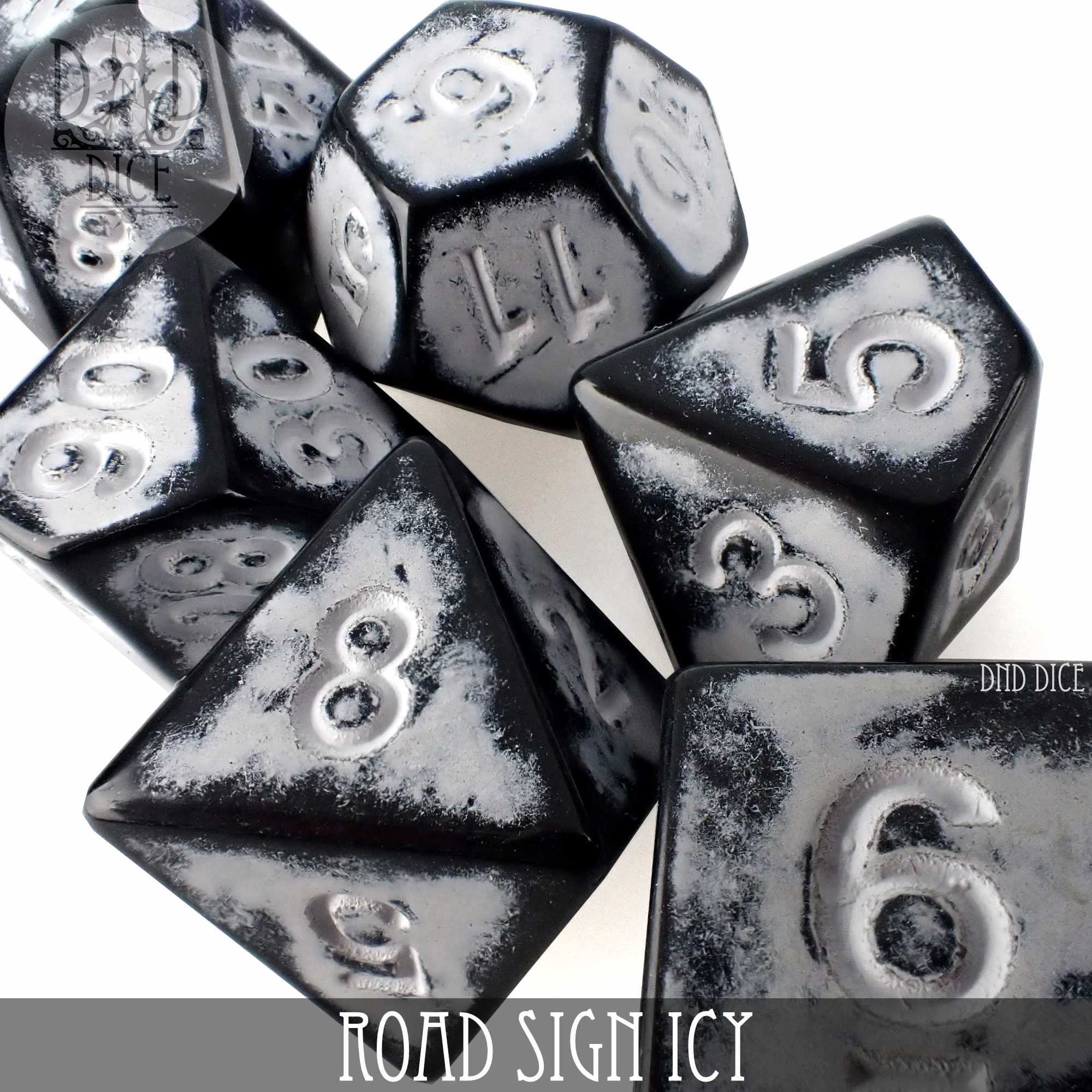 Road Sign Icy Dice Set - Image 2