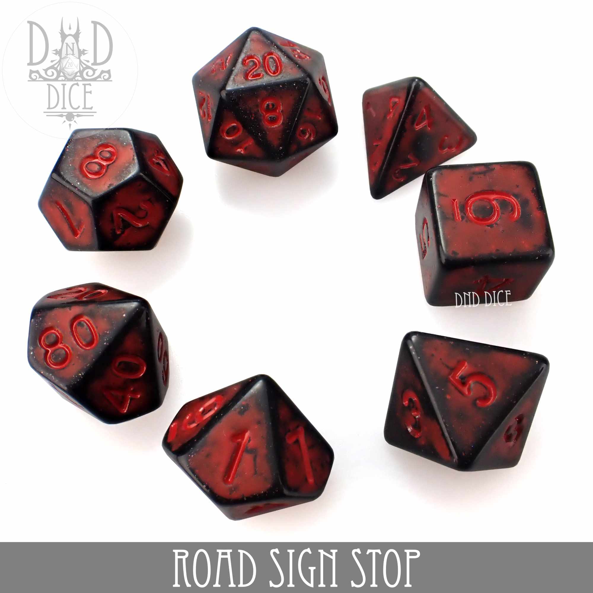 Road Sign Stop Dice Set - Image 3