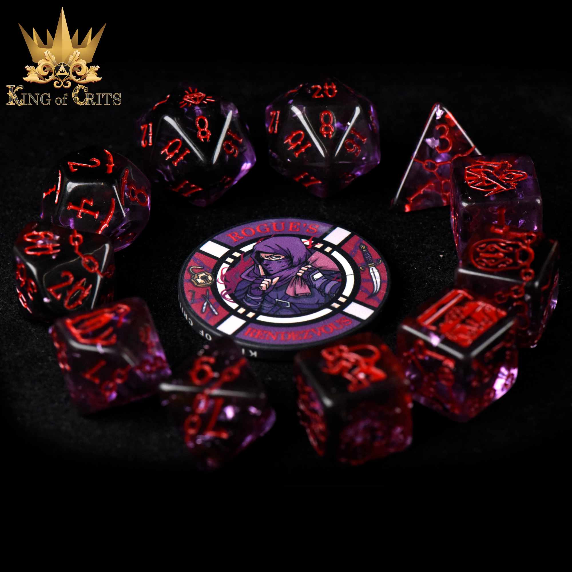 Rogue's Rendezvous 11 Dice Set - Image 3