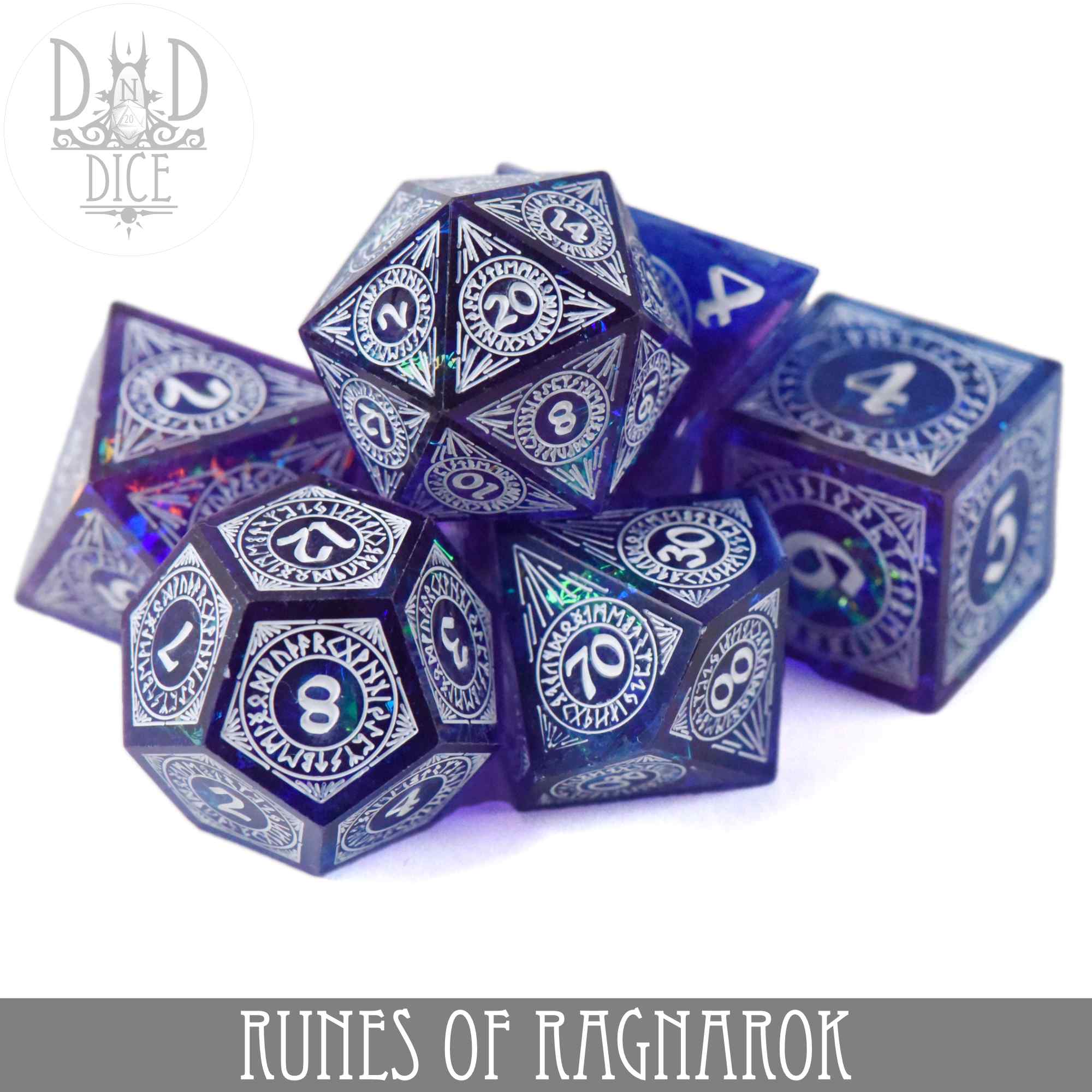 Runes of Ragnarok Handmade Dice Set - Image 2