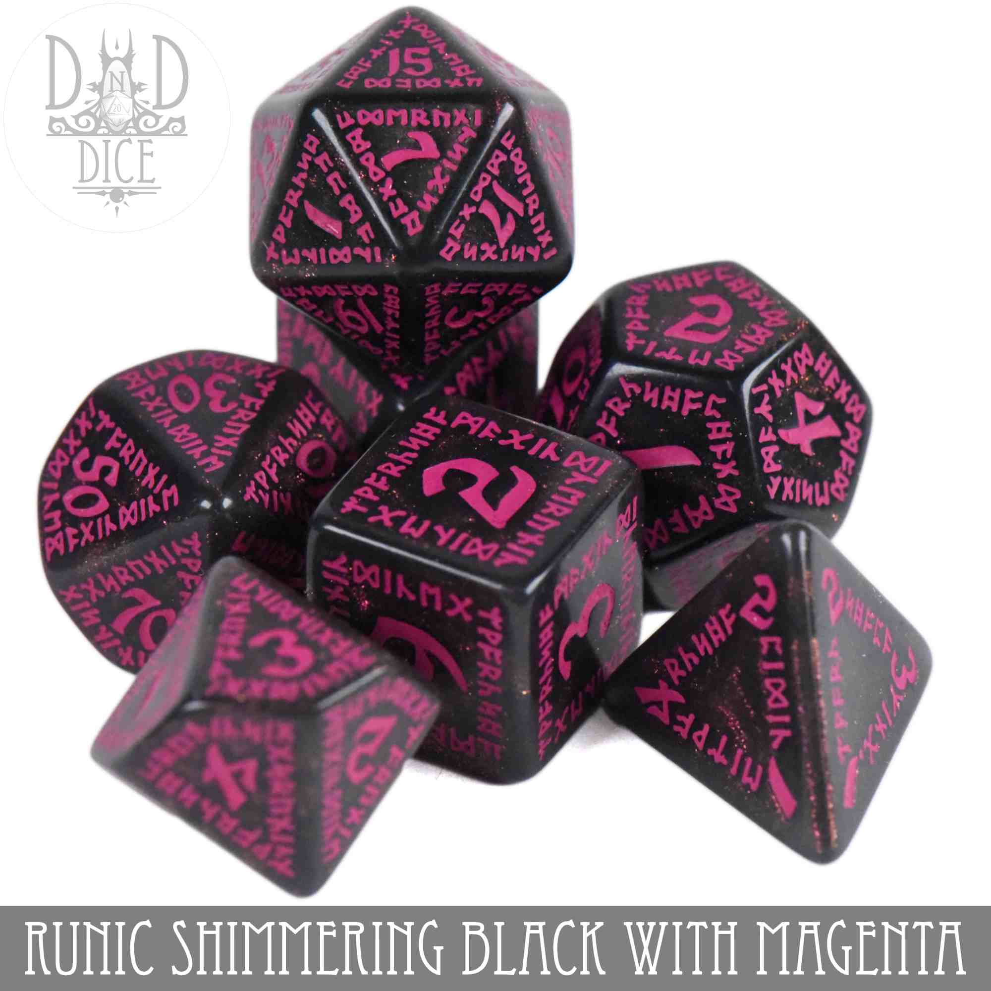 Runic Shimmering Black with Magenta - Image 2