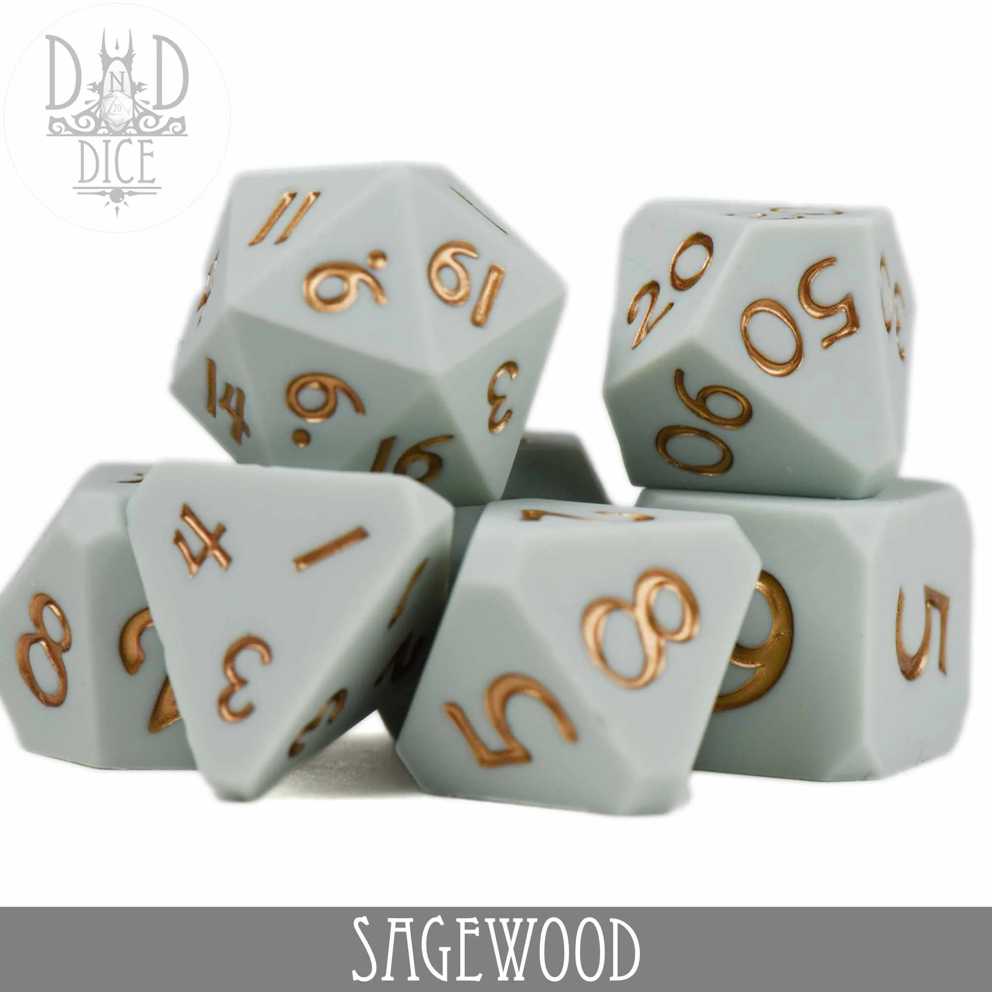 Sagewood Silicone Dice Set - Image 3