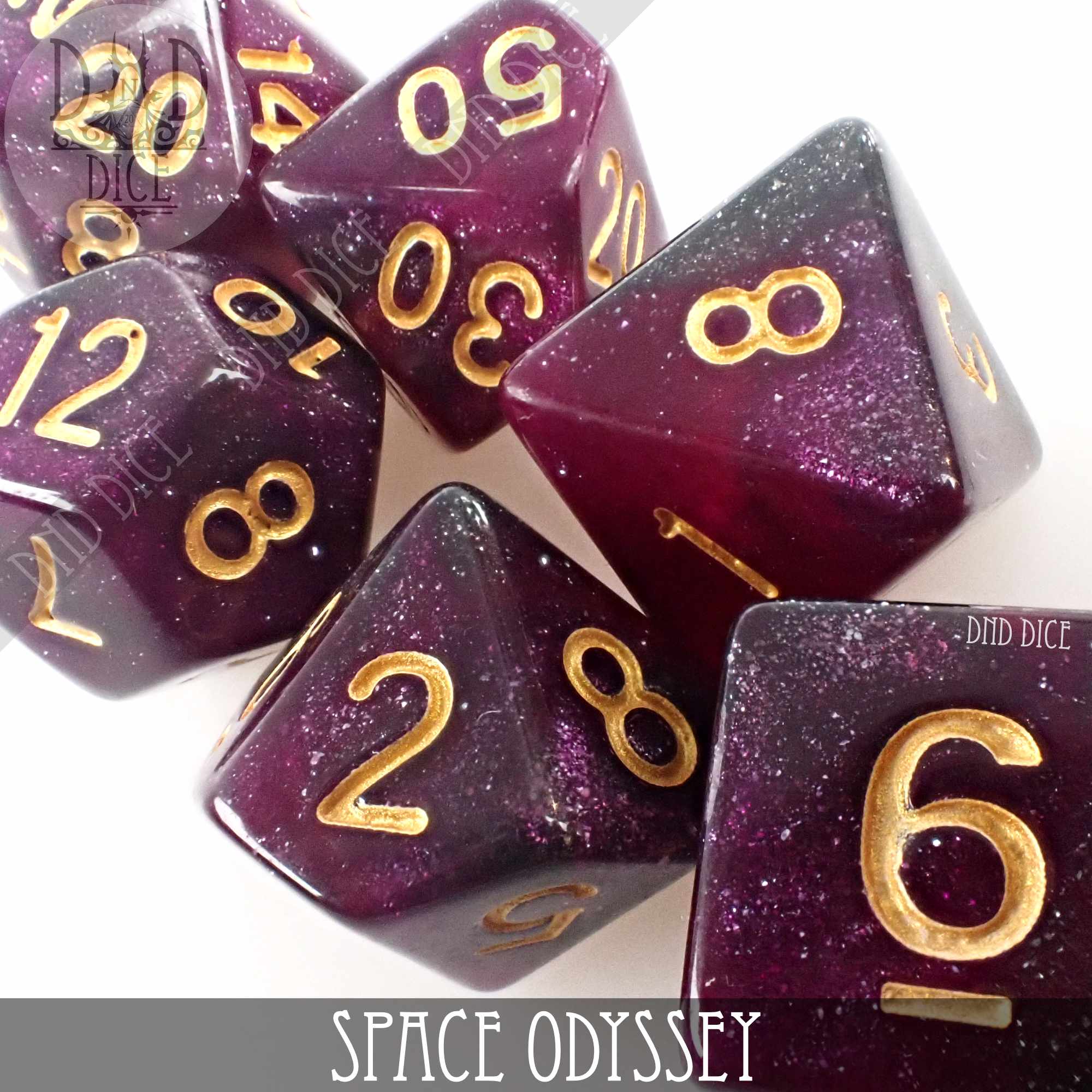 Space Odyssey Galaxy Dice Set - Image 2