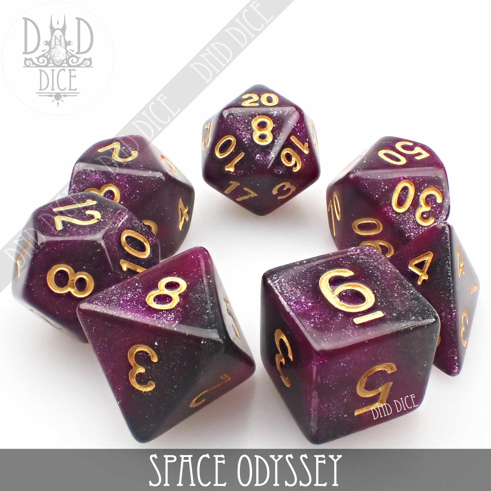 Space Odyssey Galaxy Dice Set - Image 3
