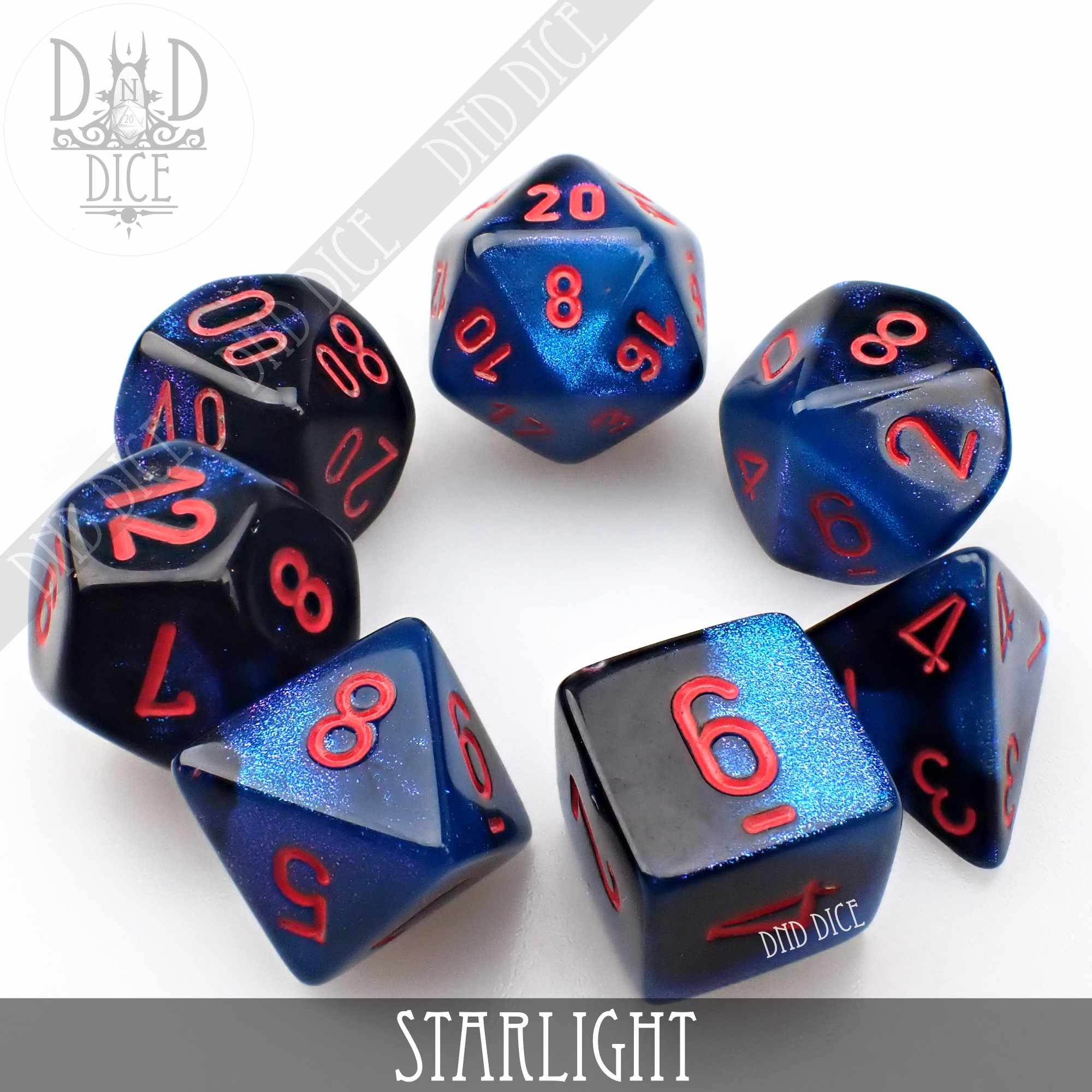 Gemini Starlight Dice Set - Image 3