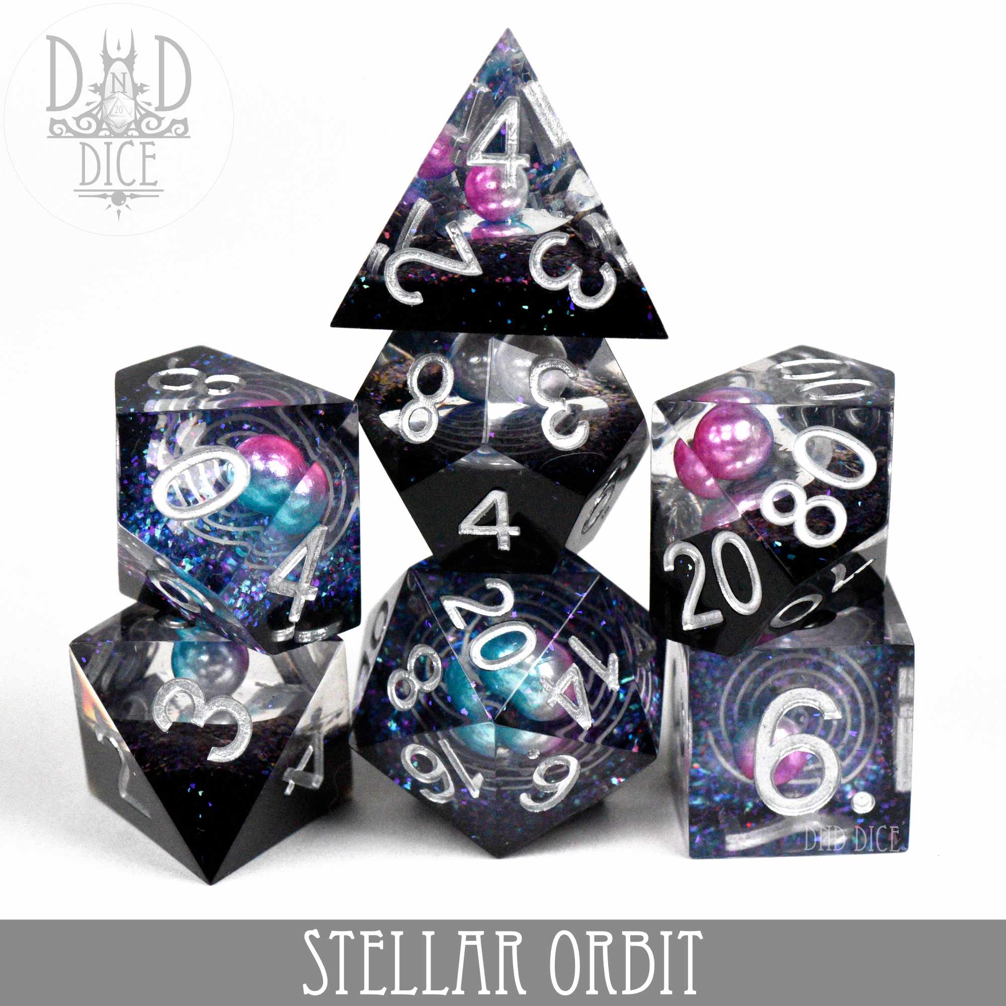 Stellar Orbit Handmade Dice Set - Image 2