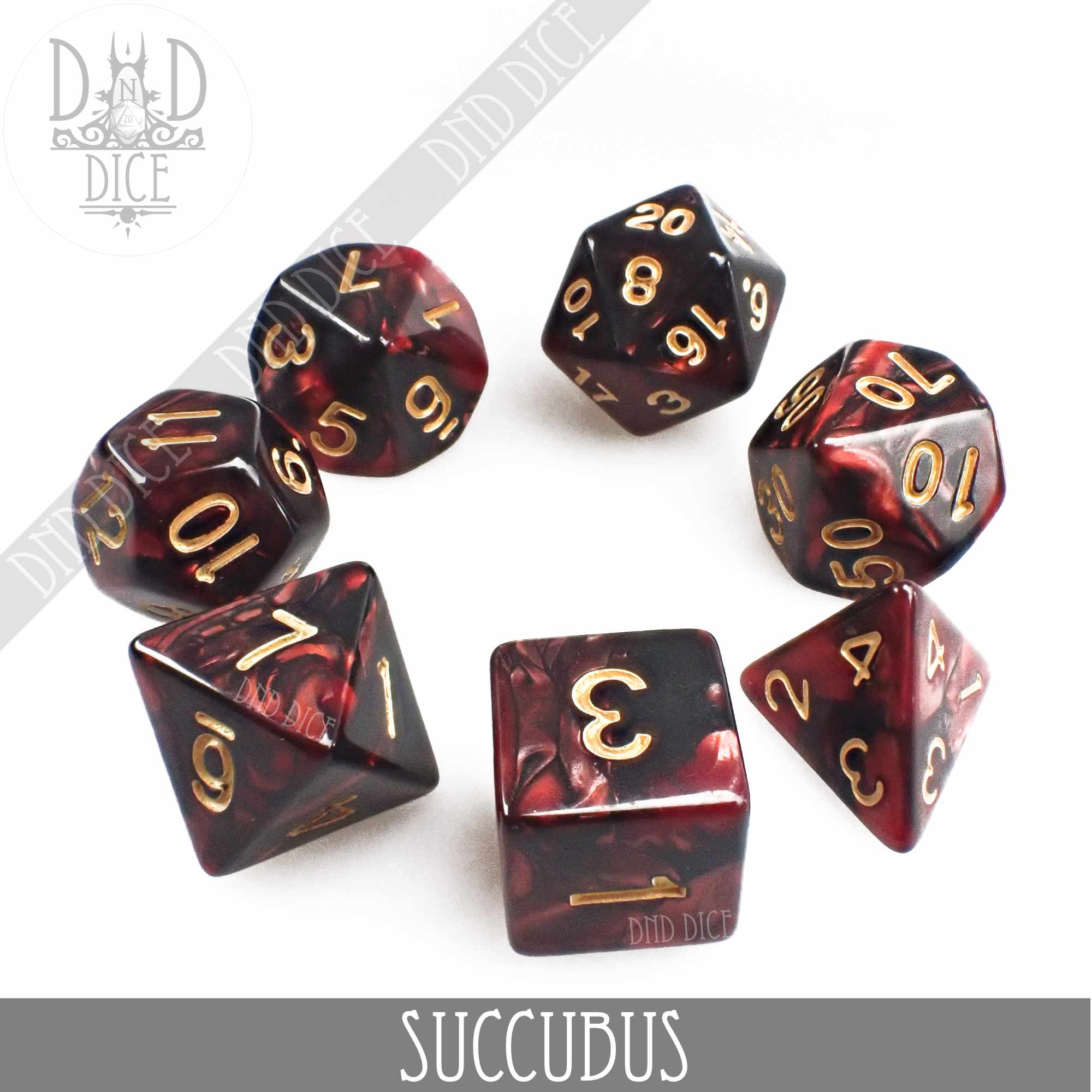 Succubus 7 or 11 Dice Set - Image 5