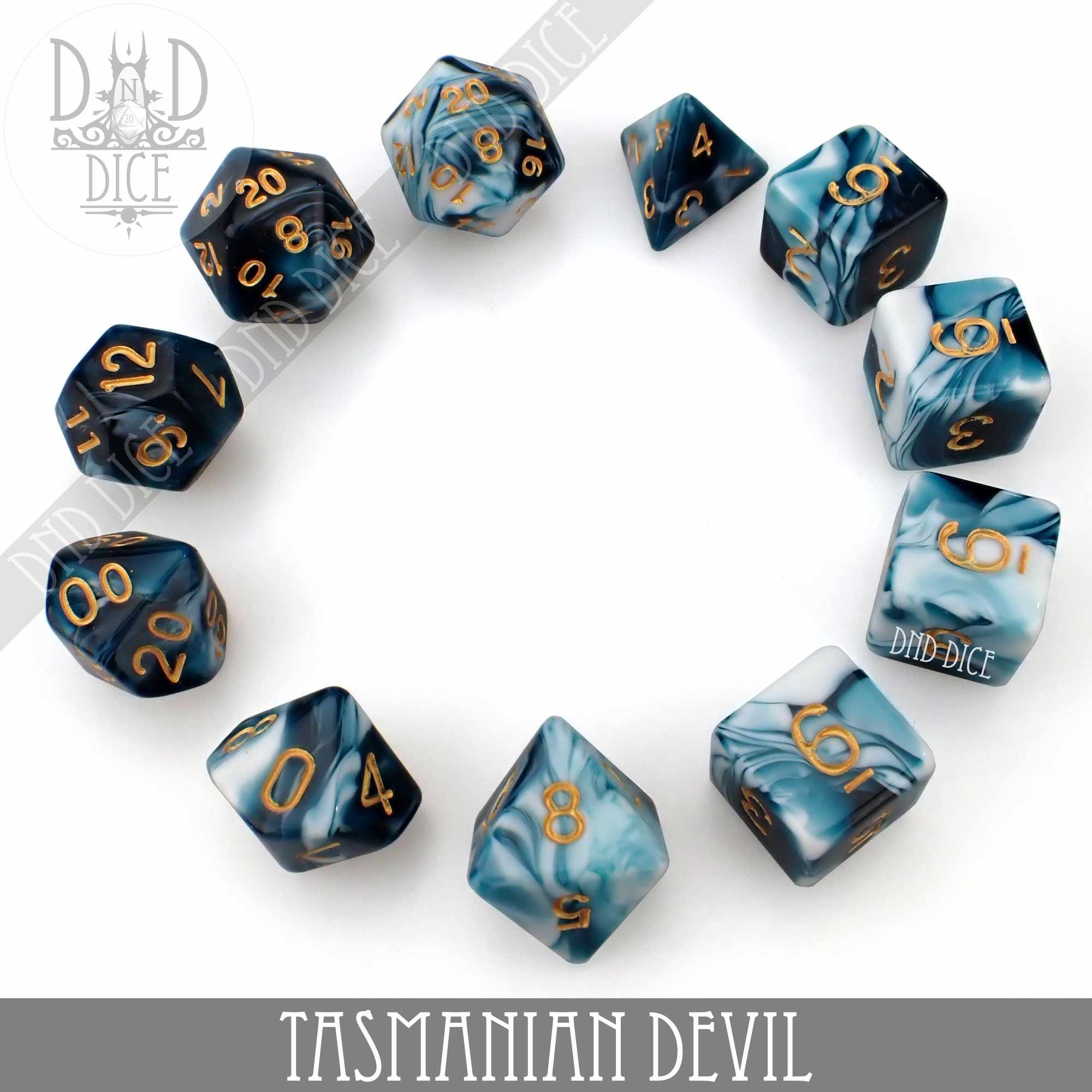 Tasmanian Devil 7 or 11 Dice Set - Image 3
