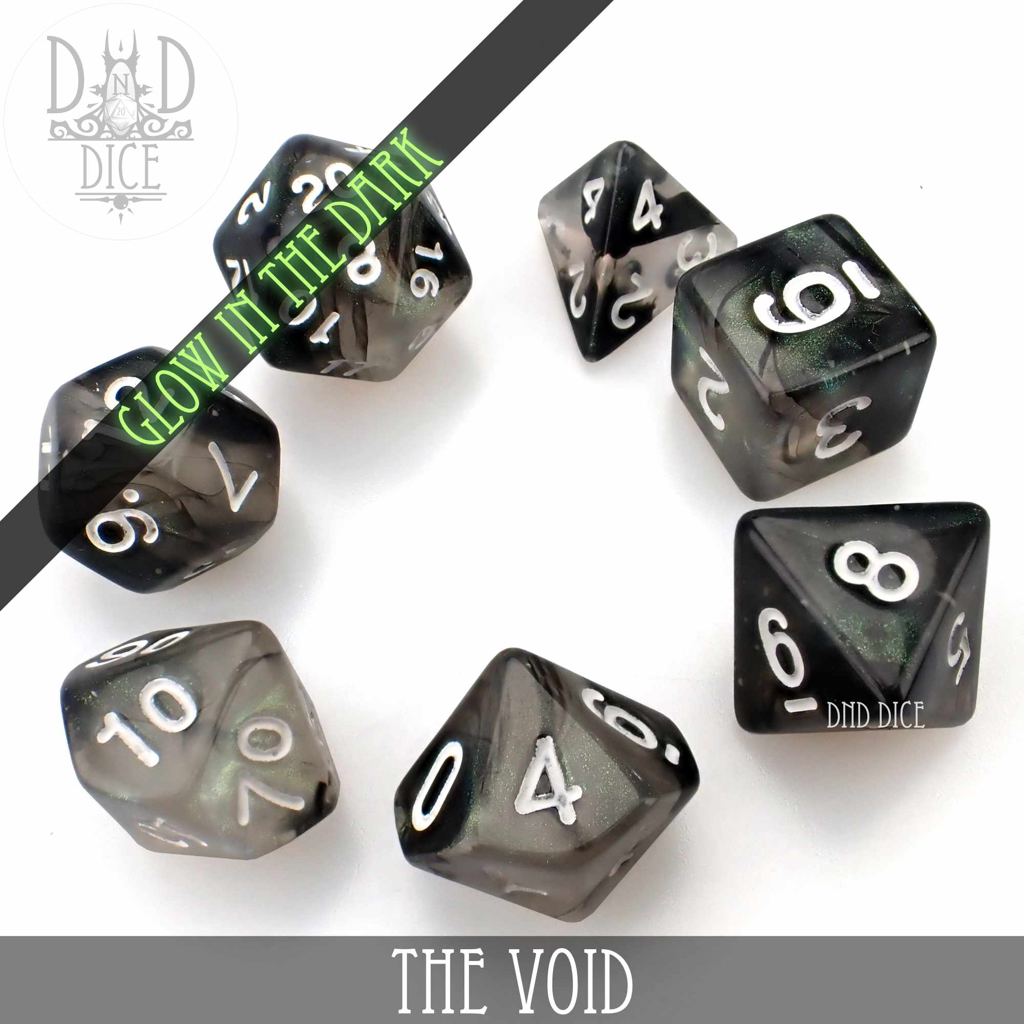 The Void Glow in the Dark Dice Set - Image 3