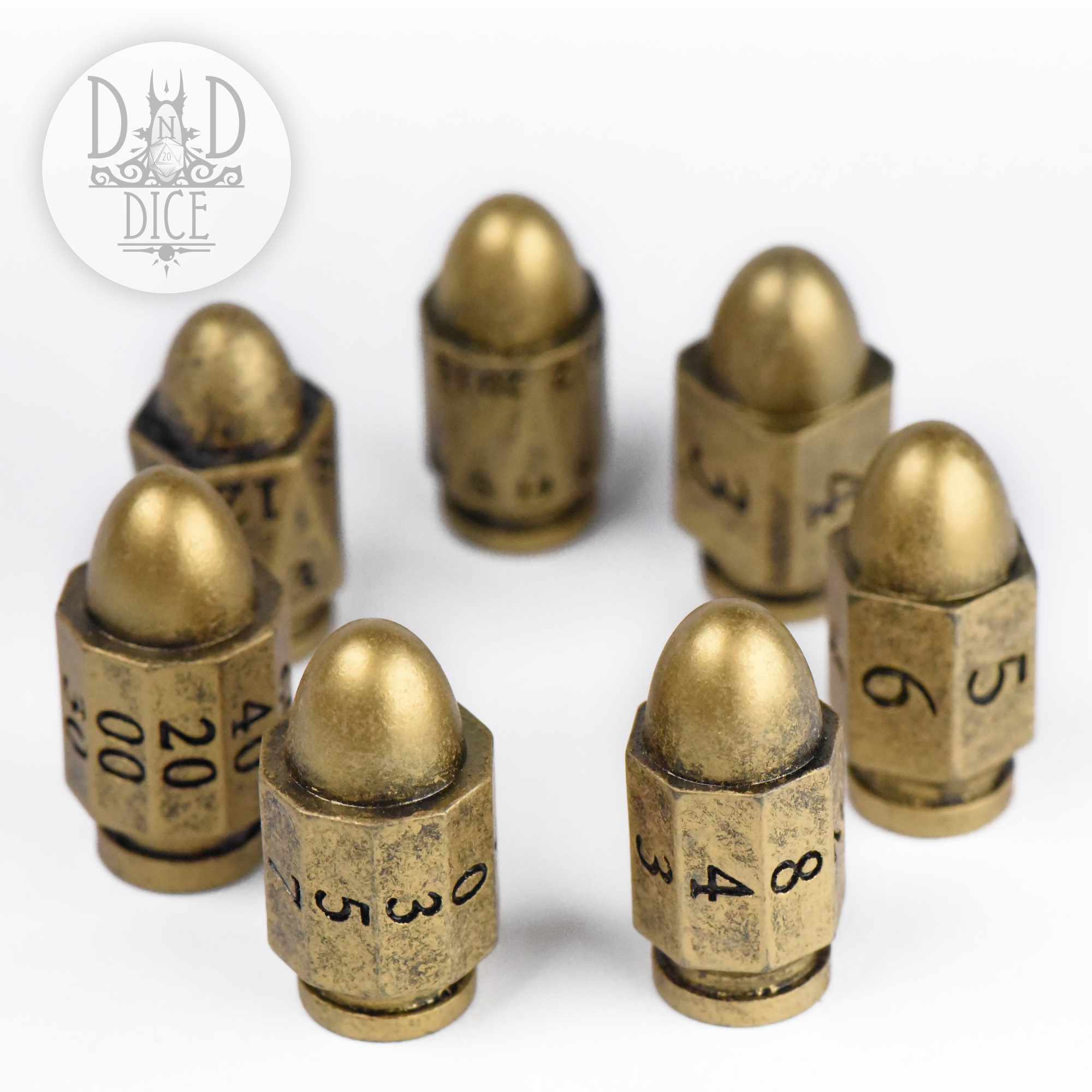 Top Brass Dice Set - Image 3