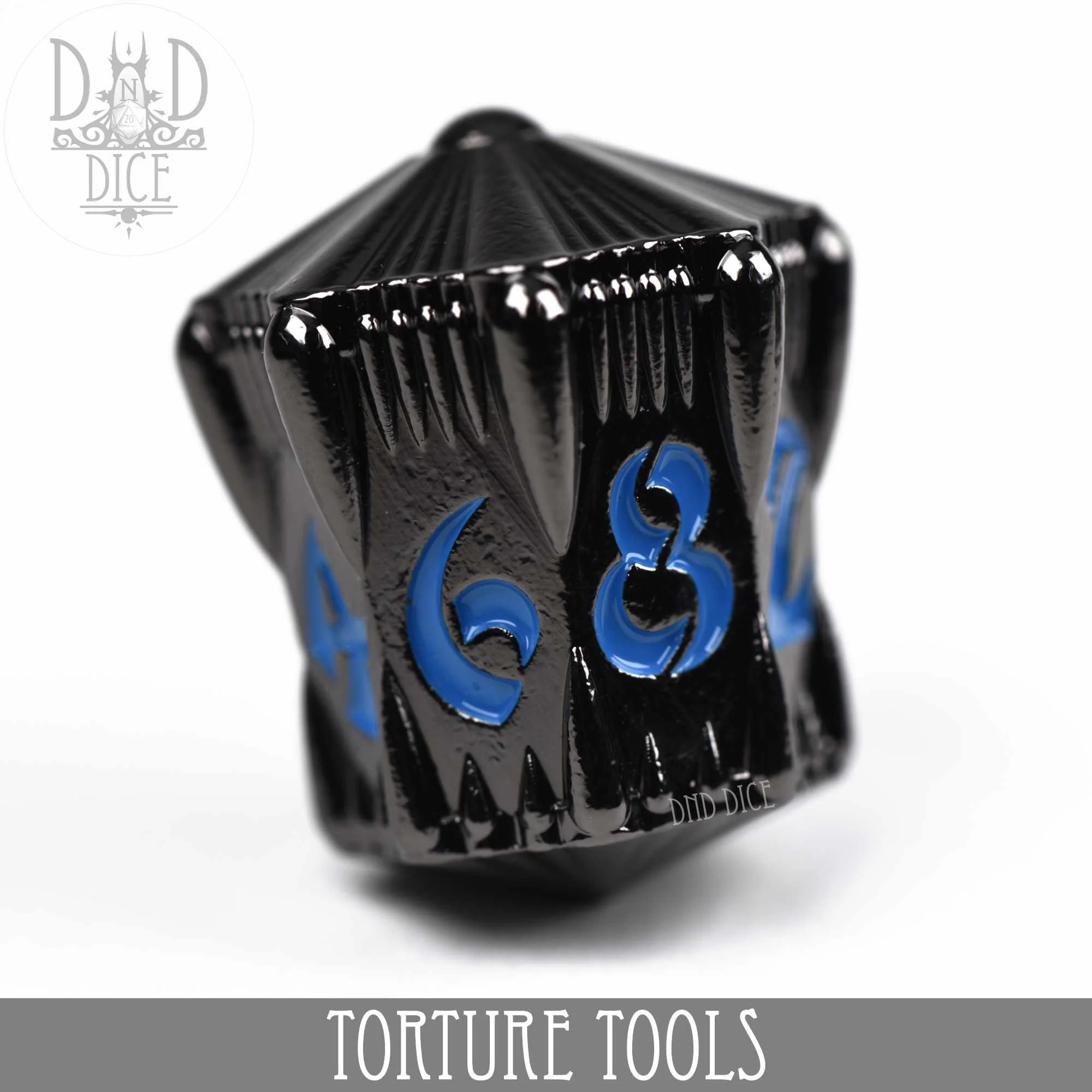 Torture Tools Blue - Metal Dice Set - Image 5