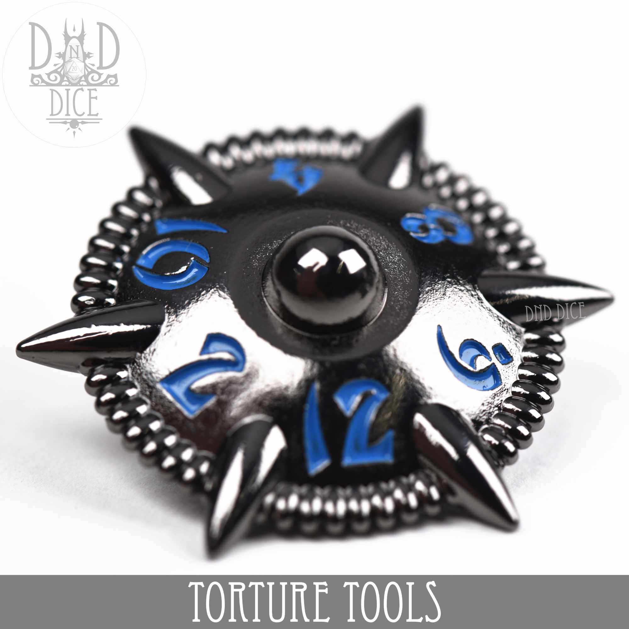 Torture Tools Blue - Metal Dice Set - Image 7