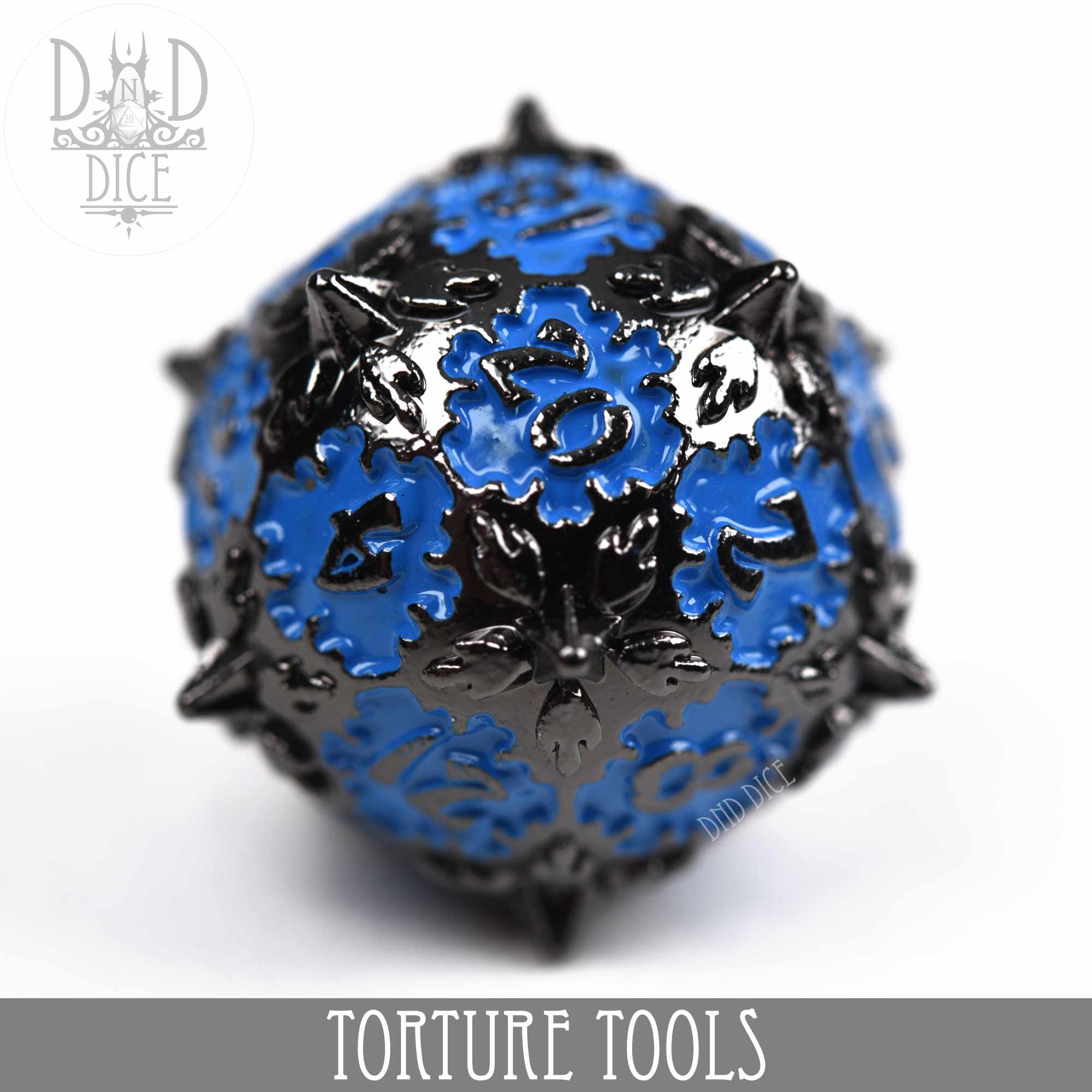 Torture Tools Blue - Metal Dice Set - Image 8