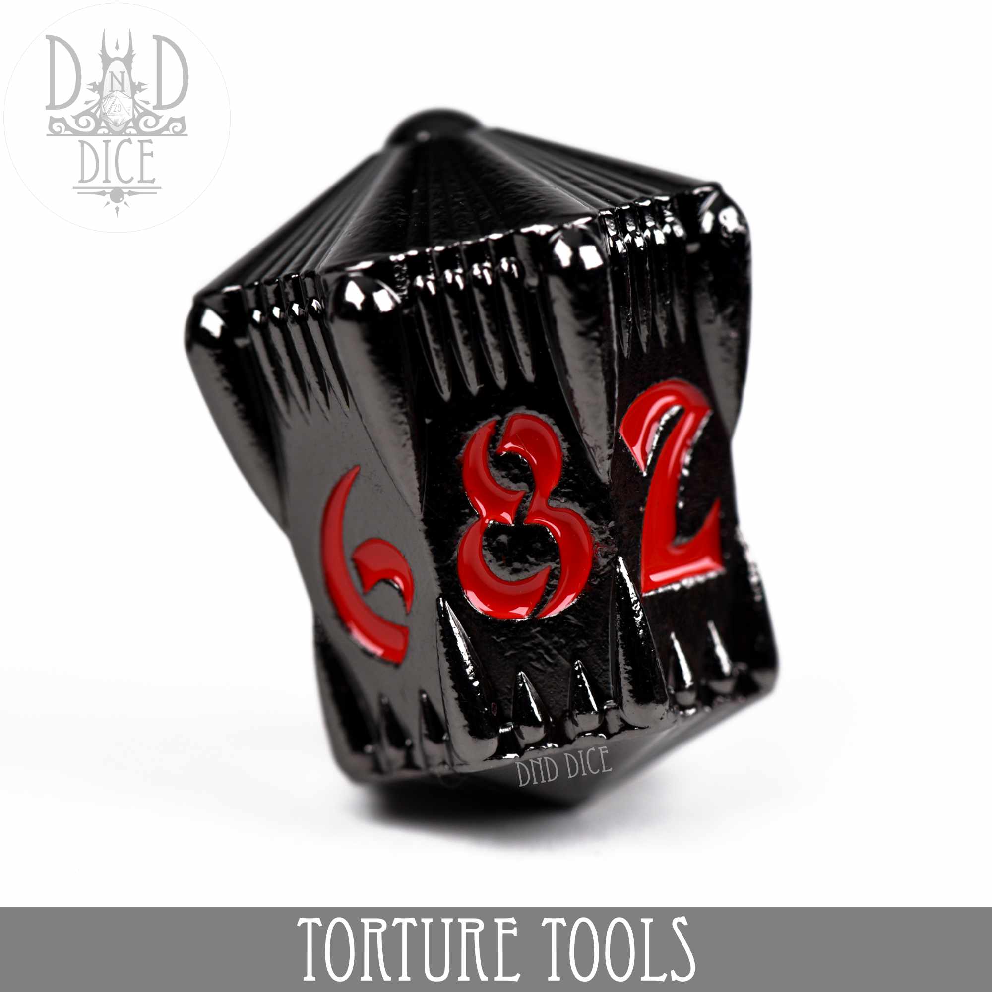 Torture Tools Red - Metal Dice Set - Image 5