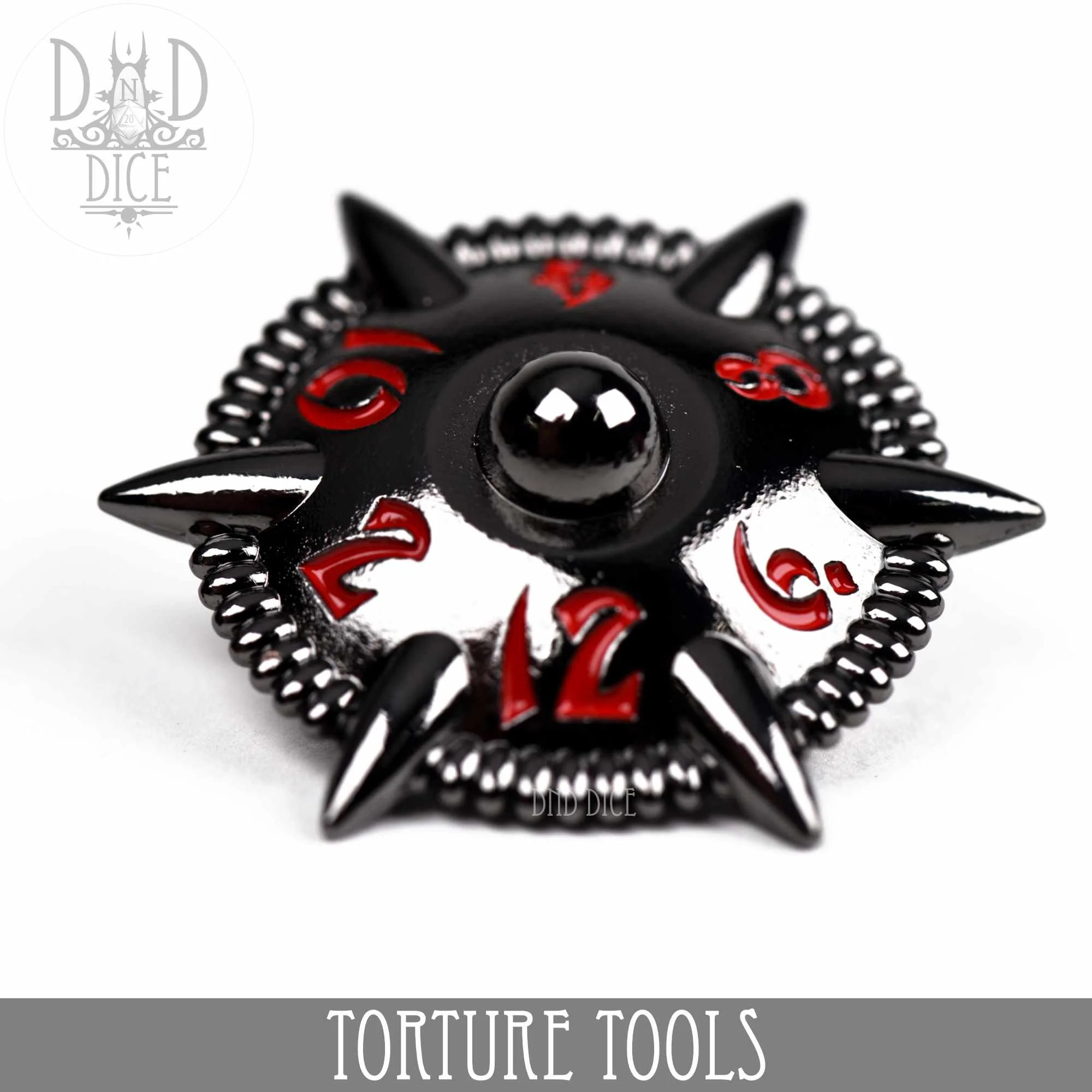 Torture Tools Red - Metal Dice Set - Image 7
