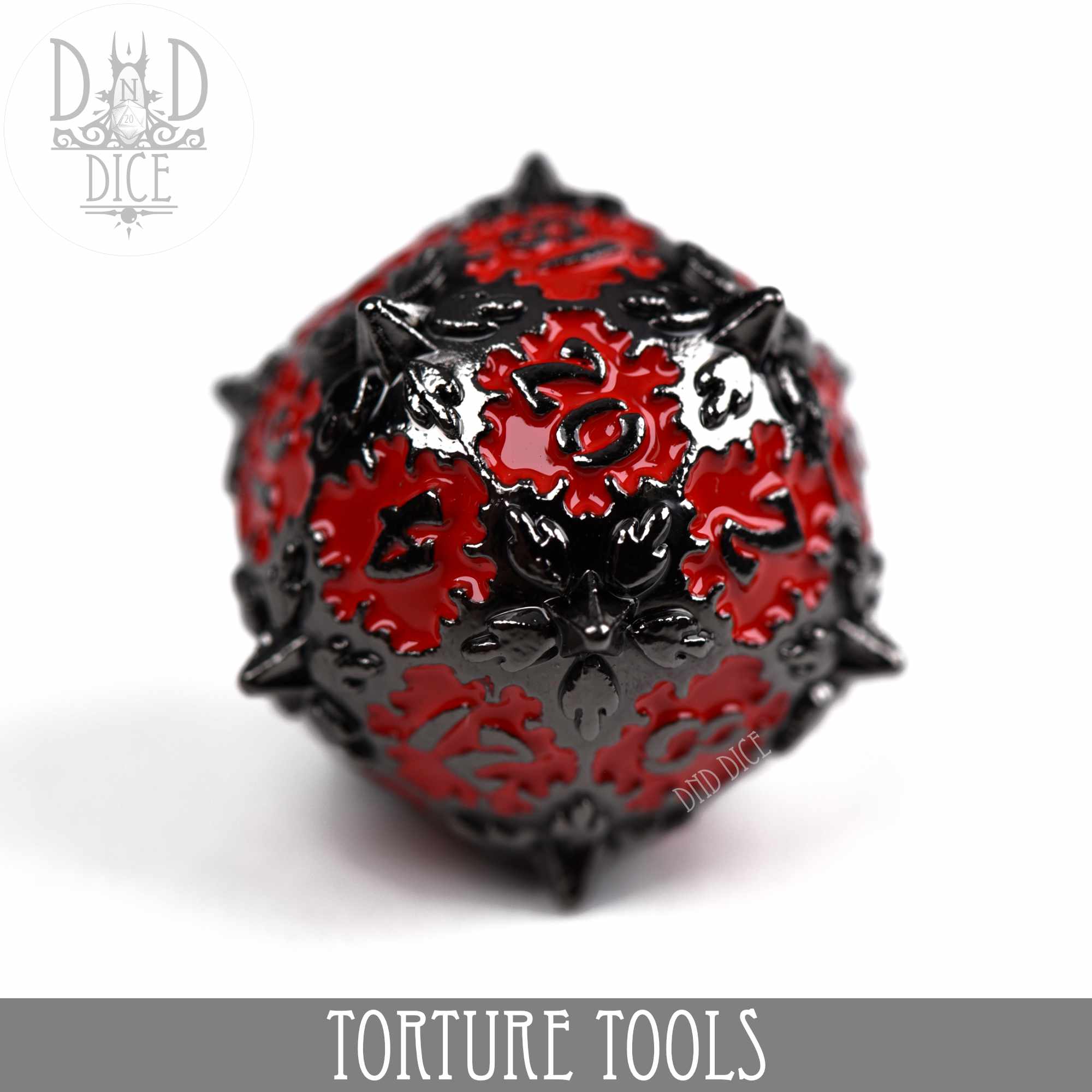 Torture Tools Red - Metal Dice Set - Image 8