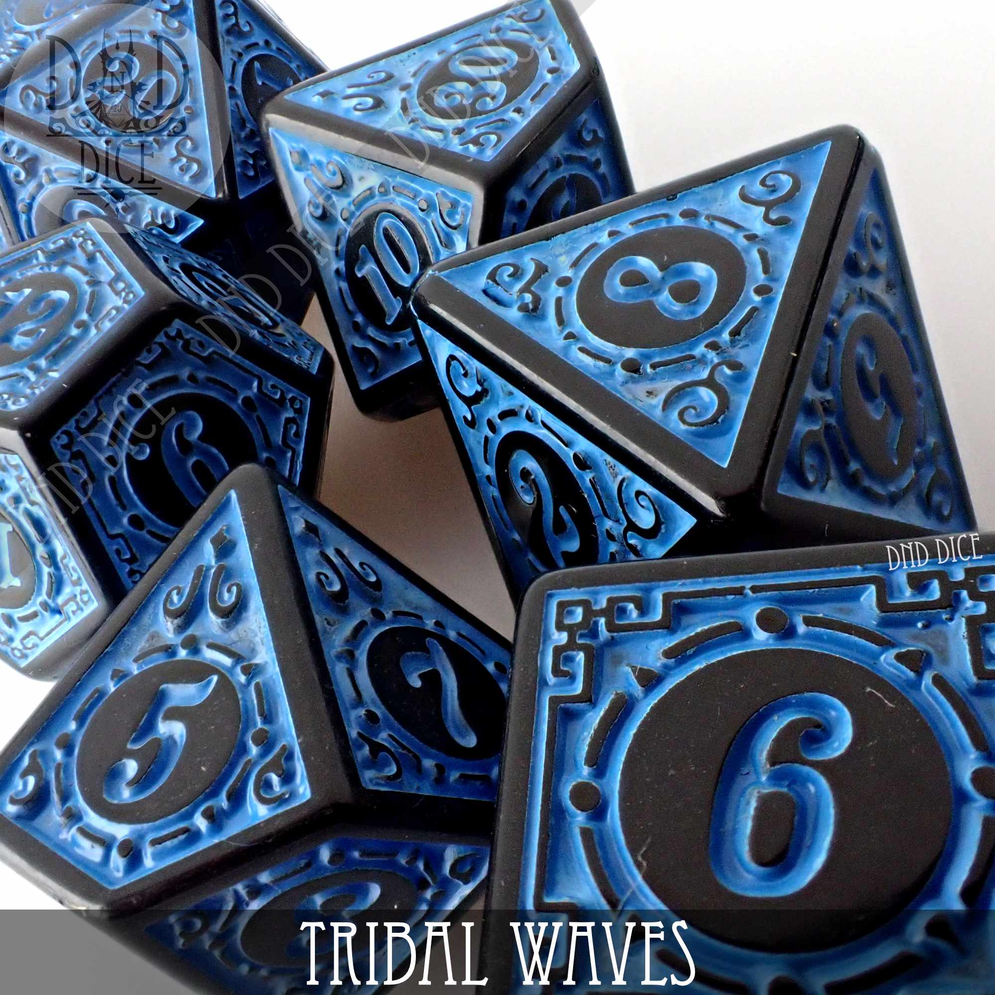 Tribal Waves Dice Set - Image 2
