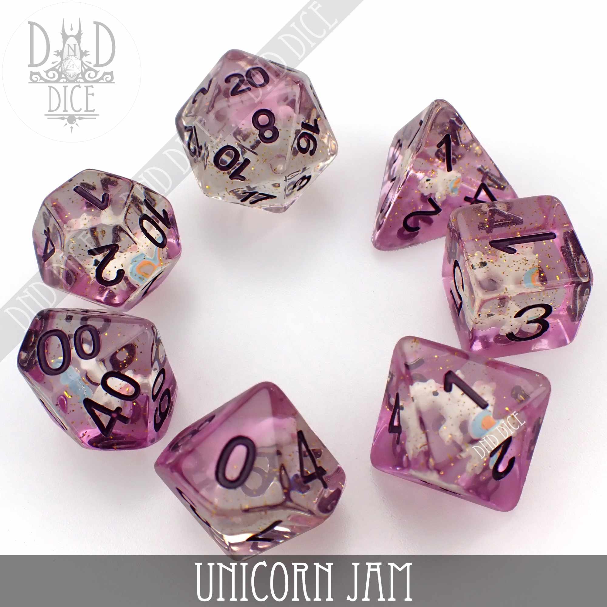 Unicorn Jam Dice Set - Image 3