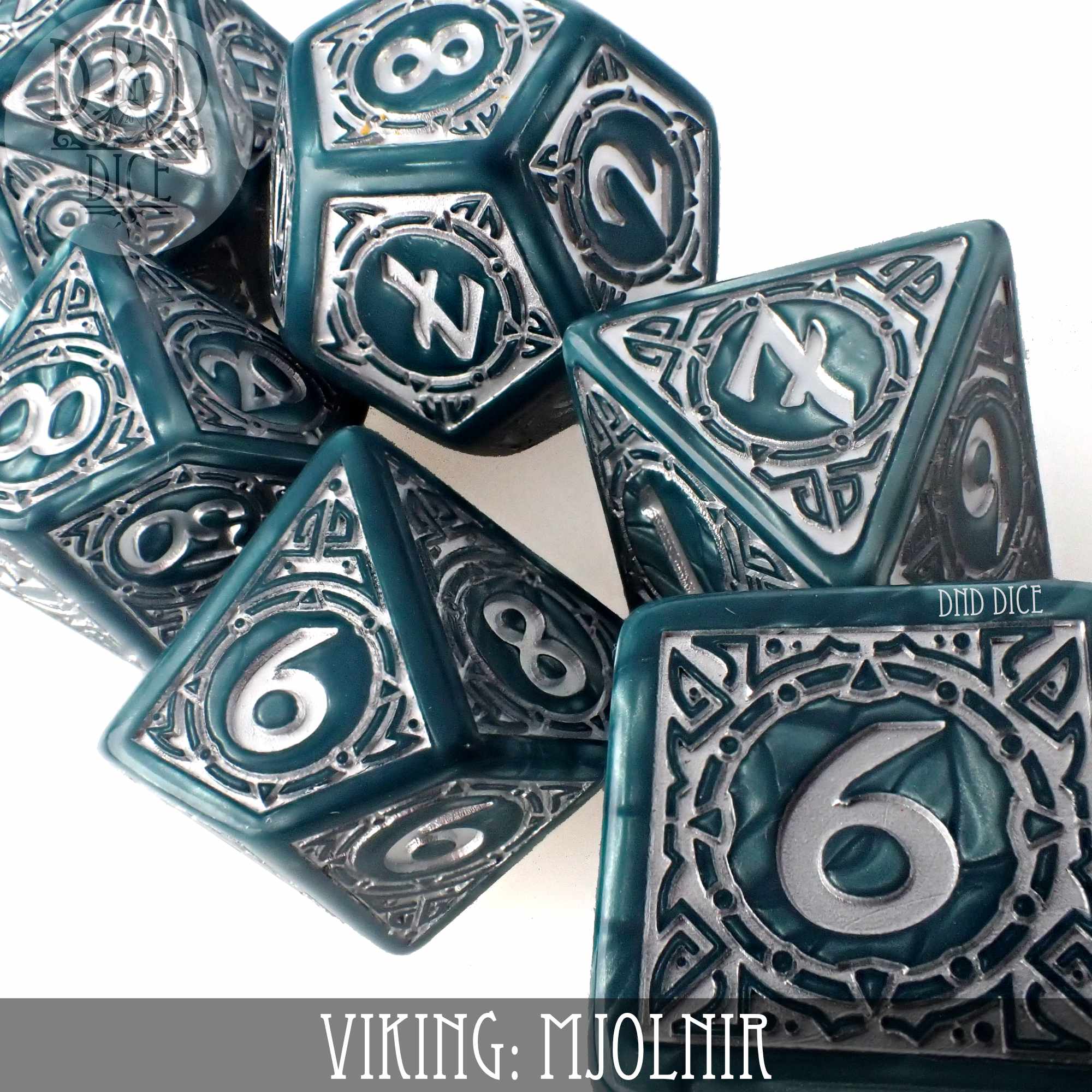 Viking Mjolnir Dice Set - Image 2