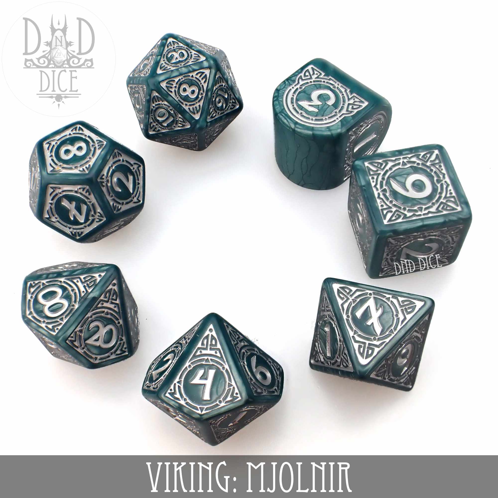 Viking Mjolnir Dice Set - Image 3