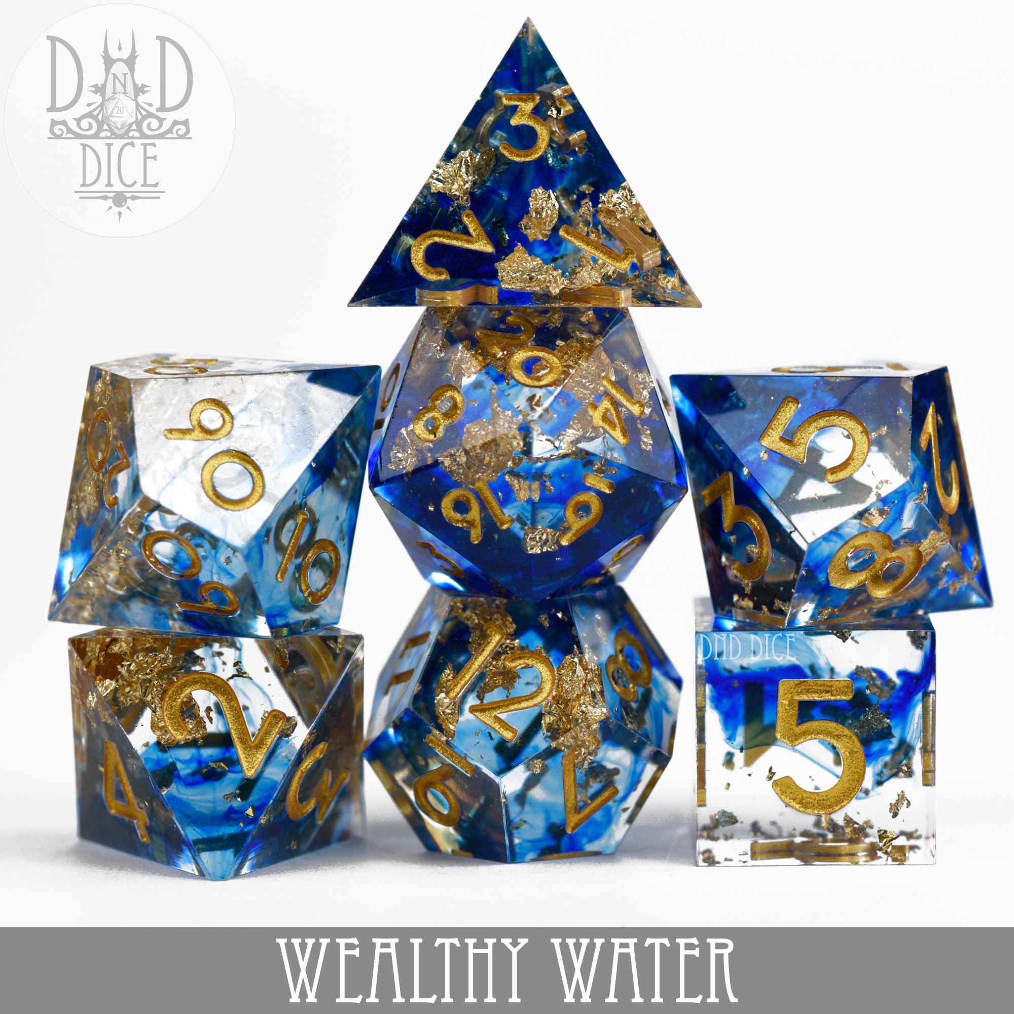 Wealthy Water Handmade Dice Set - Image 2