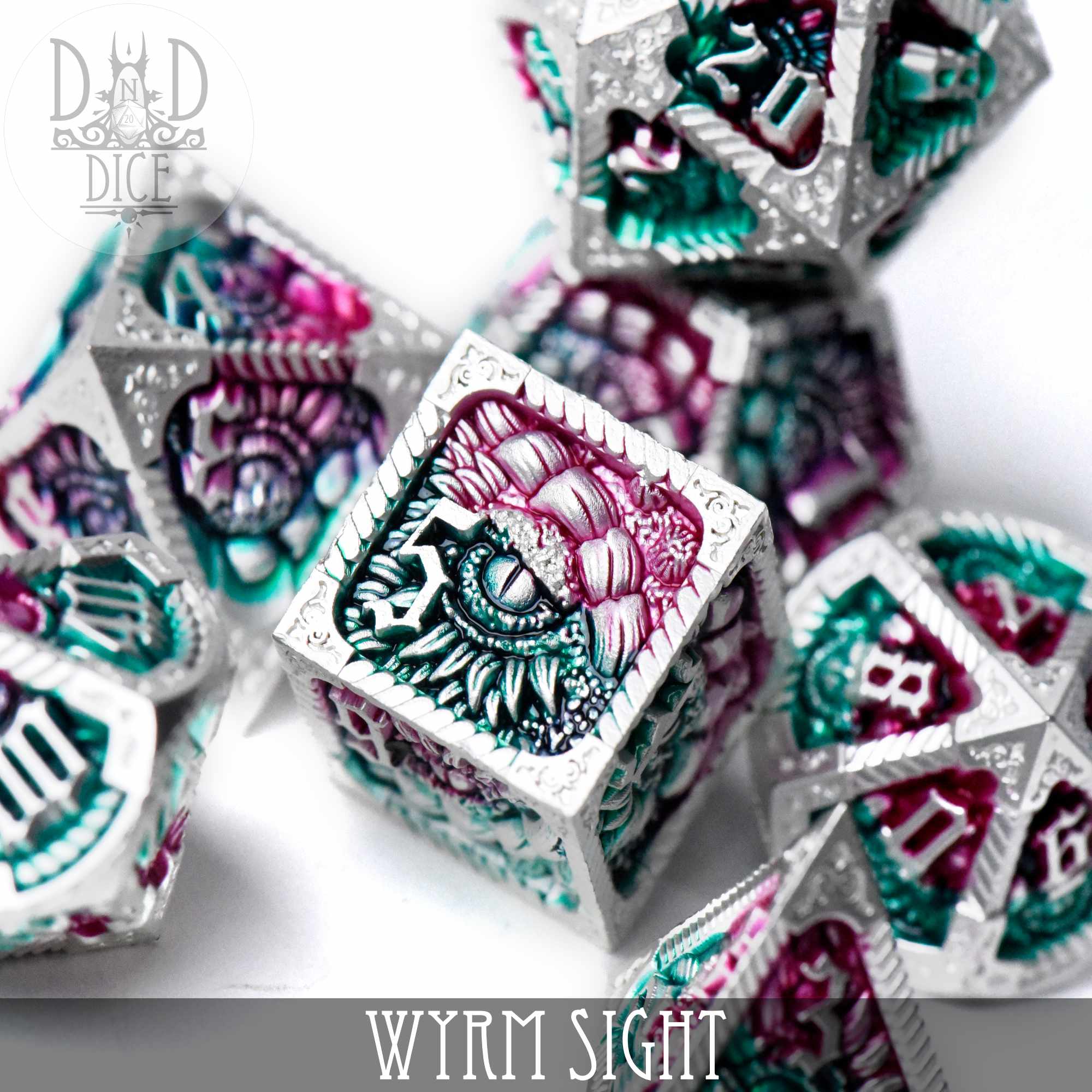 Wyrm Sight Metal Dice Set - Image 2