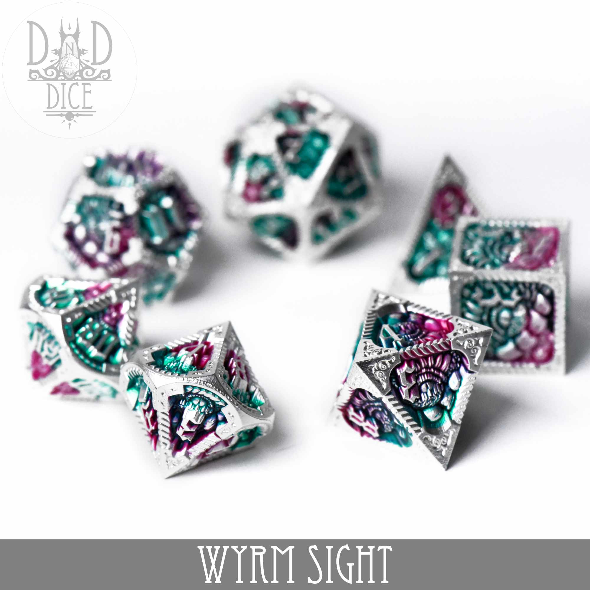 Wyrm Sight Metal Dice Set - Image 3