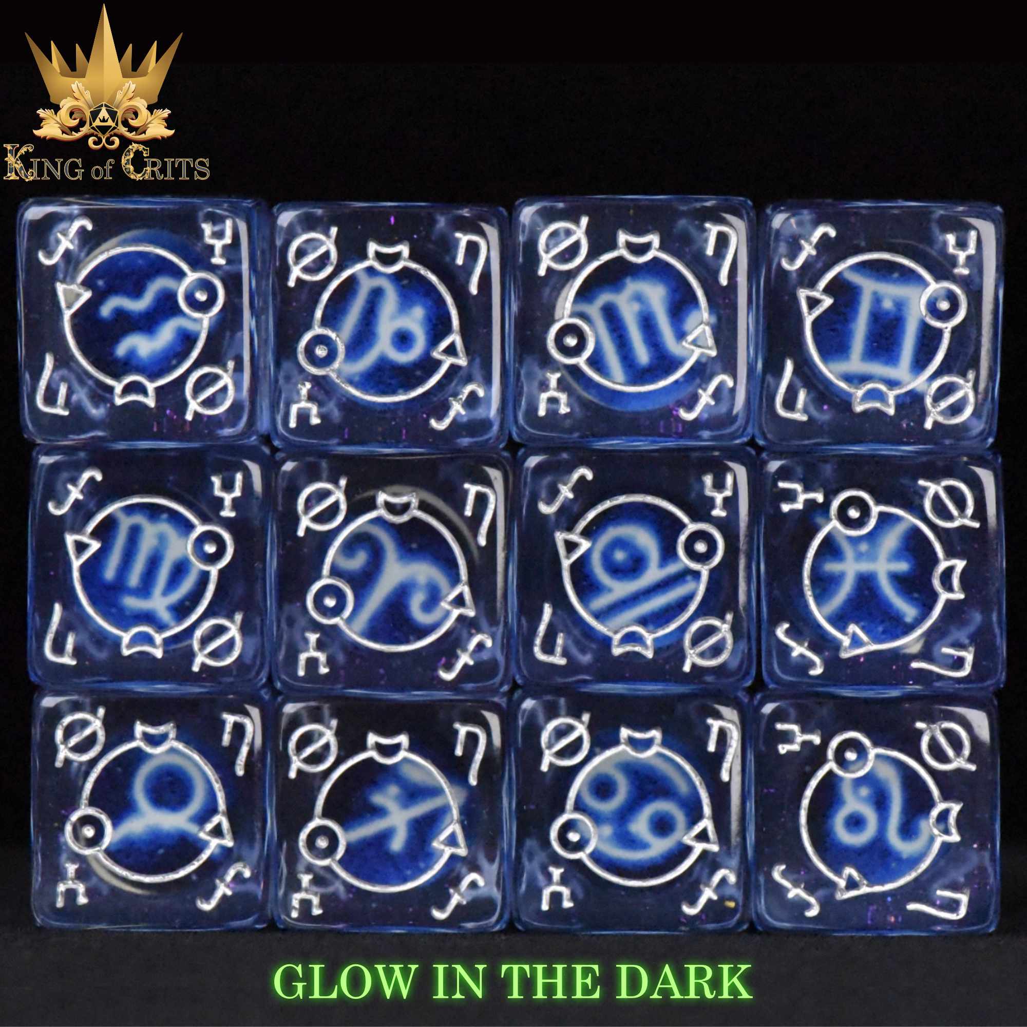 Zodiac Pack 12D6 Dice Set - Image 4